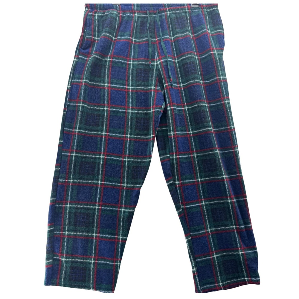 Cuddl Duds Women's PXL Plaid Fleece Pajama Pants Loungewear Sleepwear Warm